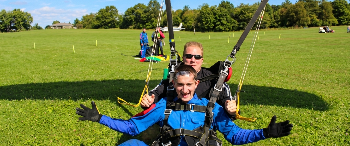 Freefall Adventures Safety Banner