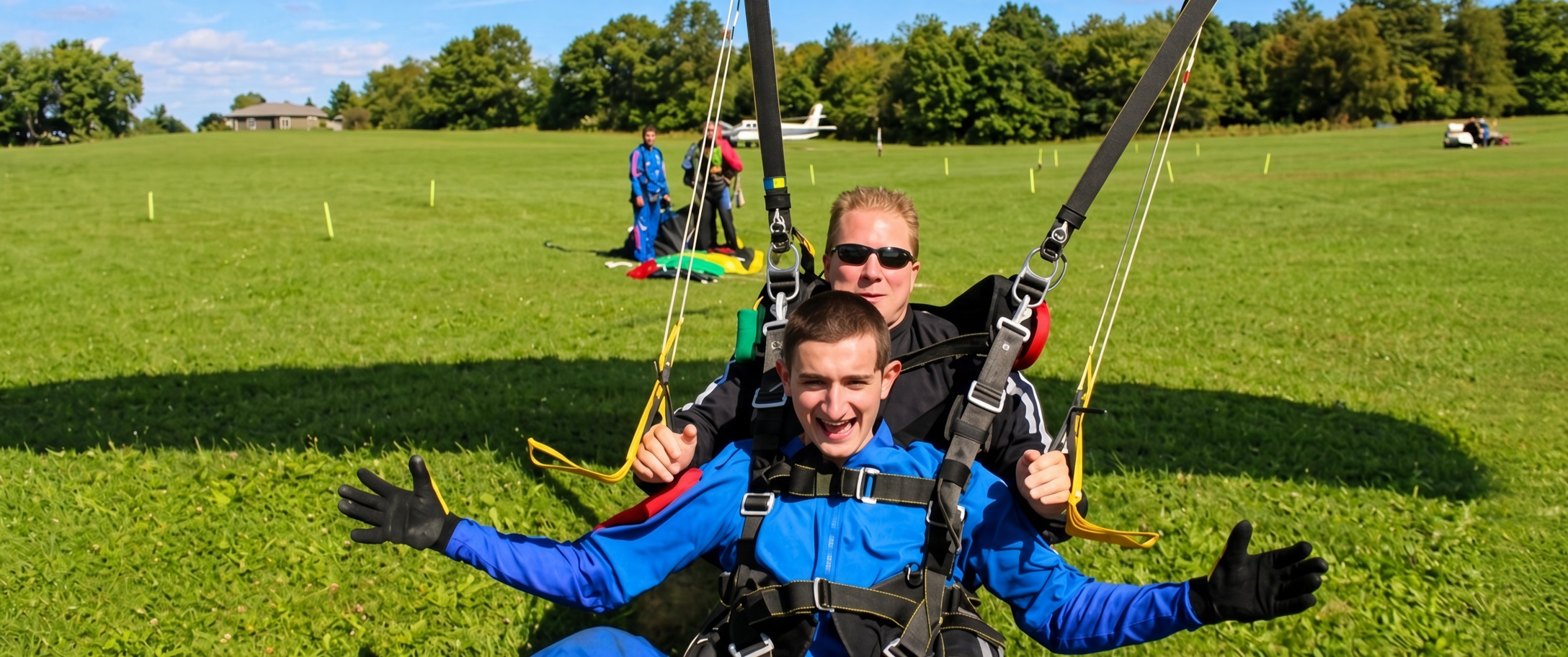 Freefall Adventures Safety Banner
